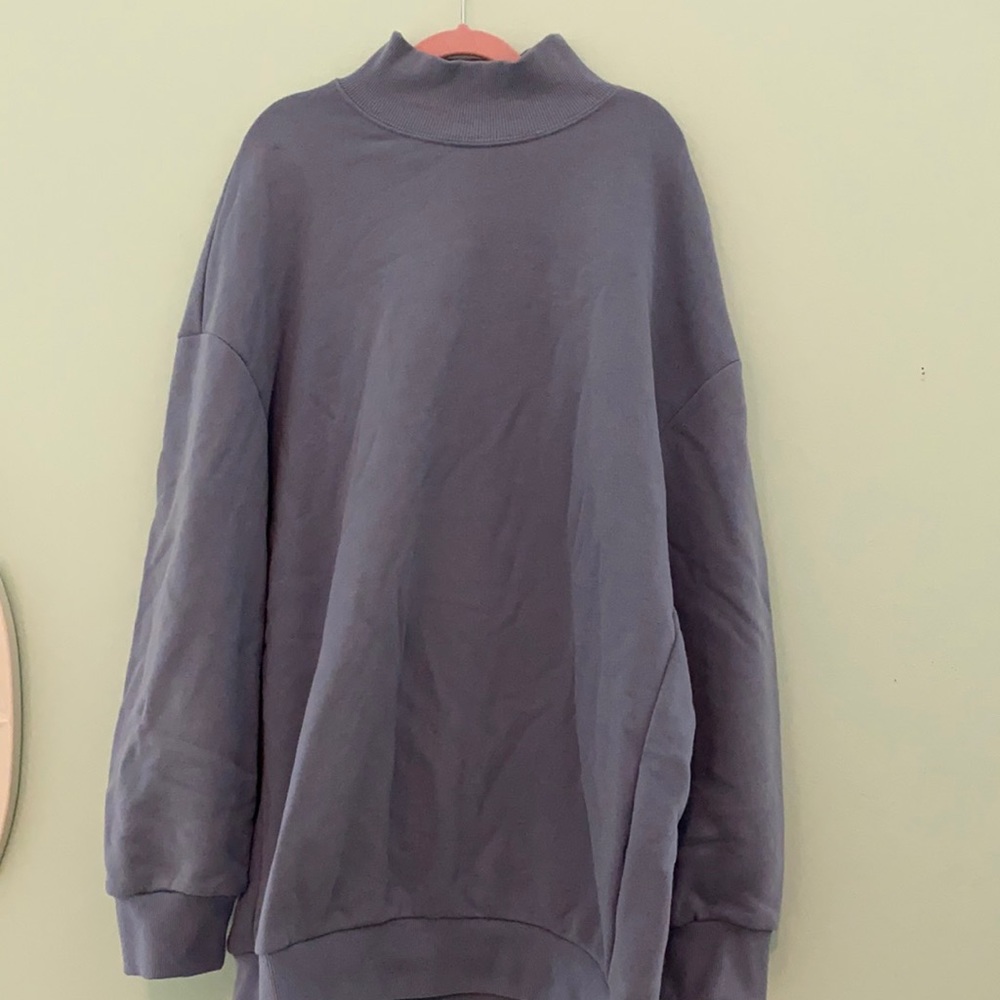 Blue Turtle neck sweatshirt